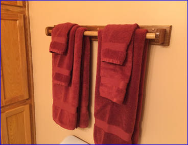 Completed Towel Rack Plan