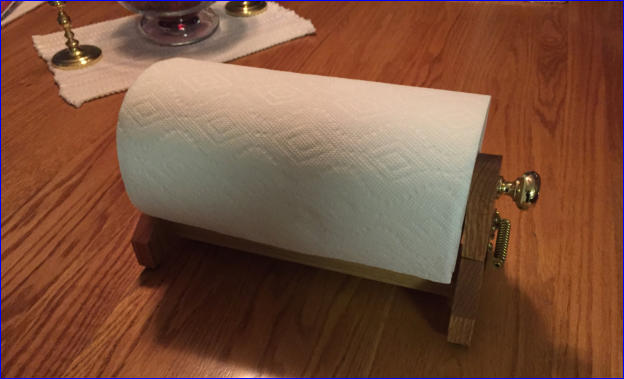 Photo Paper Towel Holder Plan