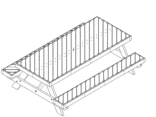Picnic Table CAD View