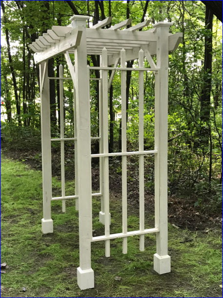 Completed Wedding Pergola Plan